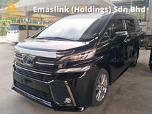 2017 Toyota Vellfire 2.5 Golden Eyes SUNROOF MOONROOF PRE CRASH SYSTEM ALPINE SURROUND SYSTEM POWER BOOT 360 CAMERA AFTER LESS SALES TAX OFF