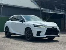 2023 LEXUS RX350 FSPORT AWD_BLACK INTERIOR(RARE) READY STOCK.
