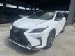 Recon 2018 Lexus RX300 2.0 F Sport SUV HIGH SPEC NICE WHITE - Cars for sale