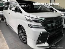 (PROMOTION SALES) 2016 Toyota Vellfire 2.5 Z G Edition MPV ( NEW CAR CONDITION )(SAVE RM XX,XXX)( HIGHER SPEC IN MARKET )( UNREG )