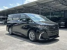 2025 Toyota Alphard 2.5 Z MPV / JBL SOUND SYSTEM / SIDE STEP / HUD / DIM / BSM / MOONROOF
