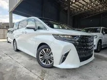 2025 Toyota Alphard 2.5 Z Grade 5A Sun Roof 4Cam360View Digital Meter PCS LTA BSM DIM Display Audio Pilot Seat Leather Power Boot Unregister