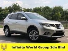 Y 2016 Nissan X-Trail 2.5 4WD SUV / FREE 3 YEARS WARRANTY / 4WD DRIVE / 360 CAMERA / FULL LEATHER POWER SEAT / 7 SEAT SUV