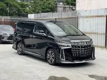 2022 Toyota Alphard 2.5 G S C Package MPV/ GRADE 4B/ MODELLISTA BODYKIT/ JBL SOUND/ REAR ENTERTAINMENT/ 4 CAMERAS/ DIM/ BSM/ SPARE TYRE