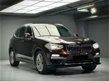 BMW X3 2.0 xDrive30i Luxury 2018/2019 3YearsWarranty 1Owner