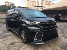 2015 Toyota Vellfire 2.5 Z G Edition MPV SUNROOF & ROOF MONITOR (1 YEAR WARRANTY )