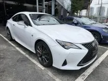 (READY STOCK) LEXUS RC300 2.0 F-SPORT 2021 (8YRS WARRANTY)