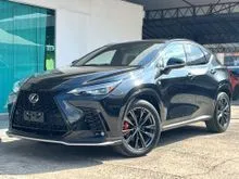 2023 Lexus NX 350 2.4 F Sport SUV 360cam Panaromic Roof HUD Red Interior