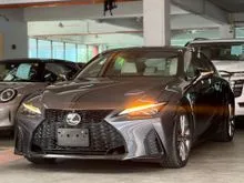 Cloudburst Gray - 2021 Lexus IS300 2.0 F-Sport - White Leather