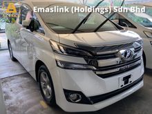 2016 Toyota Vellfire 2.5 X 8 seaters power door back camera many units unregistered