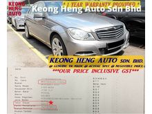 (ACTUAL YR MADE 2O12)(GST INLU)(CKD LOCAL SPEC)(FULL SERVICE)(LOW MILE)(NICE NUM)(1 OWNER)(TIPTOP) MERCEDES BENZ W204 FACELIFT C180 CGI 1.8 AVANGARDE