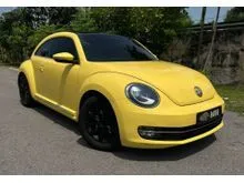 2014 Volkswagen Beetle 1.2 TSI Full VW Service Record Ori Yellow Paint Superb Condition