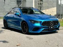 2023 Mercedes-Benz Facelift AMG CLA45S 2.0 Yellow Night Edition [PM CLEARANCE OFFER]