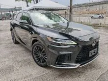 2024 LEXUS RX350 2.4T F-SPORT AWD NEW FACELIFT/GRADE 5A 11K MILEAGE/360 CAMERA/HEAD UP DISPLAY/PANROOF/DIGITAL INNER MIRROR/BSM