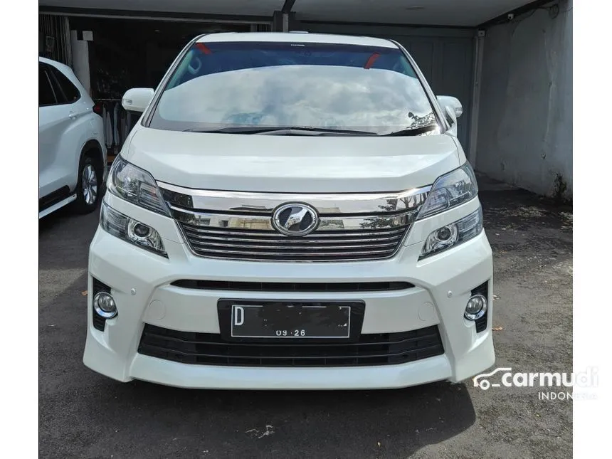 Jual Mobil Toyota Vellfire 2014 Z 2.4 di Jawa Barat Automatic Van Wagon Putih Rp 430.000.000