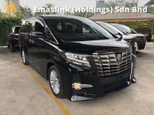2016 Toyota Alphard 2.5 SA 7seather 360view Power Boot LED Light Home Theater JBL System Sun Roof Power Boot Push Start 7G