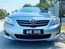 2010 Toyota Corolla Altis 1.8 G Sedan (Monthly RM629) (Muka RM1 Trusted dealer) (Accident Free) (Power Seat) (Dual climate) (Fuel Save VVTI Engine)