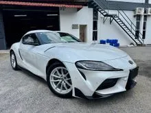 2024 Toyota GR Supra 2.0 SZ Coupe (A) 11K+KM ONLY LOW MILEAGE GRADE 5A JAPAN UNREG