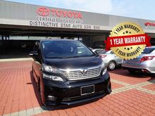 2010 Toyota Vellfire 2.4 Z FULL HIGH SPEC - FULL LOAN + LOW MILEAGE + FREE 1 YEAR WARRANTY + FREE 1 YEAR SERVICE BY AUTHORIZED TOYOTA DEALER