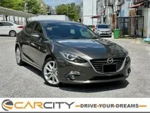 2015 Mazda 3 2.0 SKYACTIV-G High Sedan GENUINE 79K KM MILEAGE CBU COME WITH SUNROOF PADDLE SHIFTER LEATHER SEAT