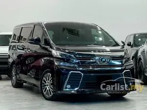 2016 Toyota Vellfire 2.5 ZG MPV