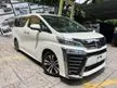 Recon 2019 TOYOTA VELLFIRE 2.5 ZG SPEC (15K MILEAGE) PANORAMIC ROOF