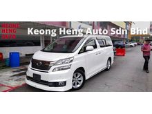 2011 Toyota Vellfire 3.5cc V6 VL MODEL FULL SPEC FACESLIT (A) REG 2012, FREE 2 YEARS CAR WARRANTY, COOLBOX, 17 SPORT RIMS