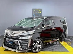 2018 Toyota Vellfire 2.5 ZG MPV