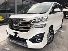 2015 Toyota Vellfire 3.5L(A) V6 *(0% GST.)* Executive Lounge. JBL AUDIO SYSTEM. MODELLISTA BODYKiT.