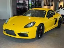 13K KM 2020 Porsche 718 2.0 Cayman Unreg
