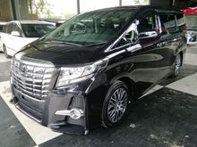 TOYOTA ALPHARD SC PACKAGE 2.5L UNREGISTER 2015 JAPAN SPEC WITH 4 CAMERA AND JBL SOUND SYSTEM