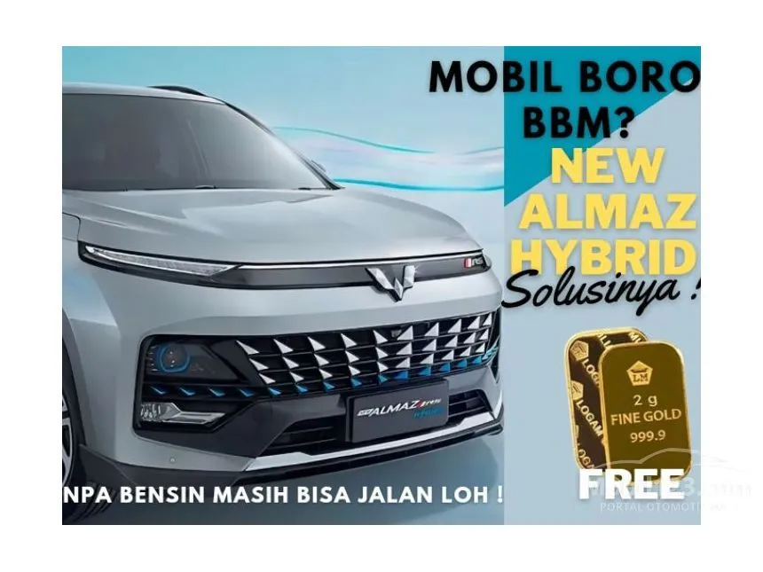 Jual Mobil Wuling Almaz 2024 RS Hybrid 2.0 di DKI Jakarta Automatic Wagon Silver Rp 425.000.000