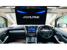 ALPINE PLAYER AND ROOF MONITOR , FDM , SC PILOT SEAT , UNREGISTER Toyota Alphard 2.5 G S C Package MPV , HAVE 80 UNIT READY STOCK.