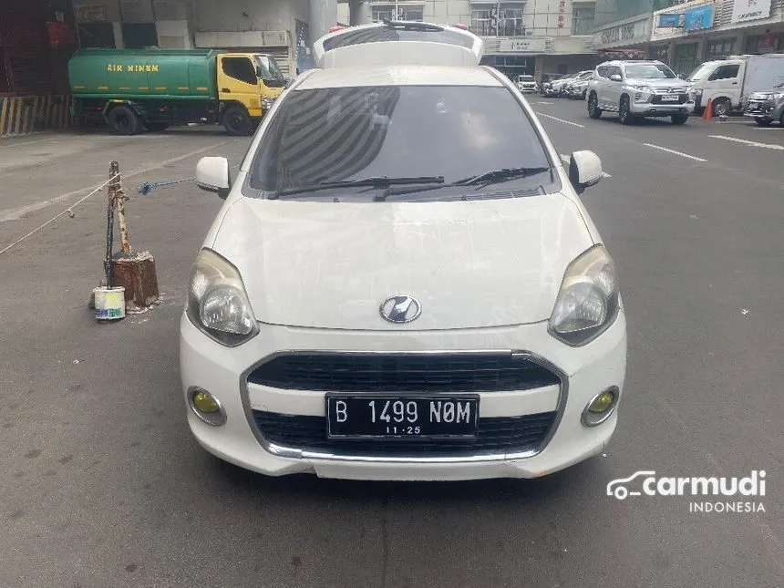 Jual Mobil Daihatsu Ayla 2015 X 1.0 di Banten Automatic Hatchback Putih Rp 72.000.000