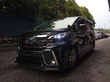 2016 Toyota Vellfire 2.5 Z G Edition MPV PRE-CRASH