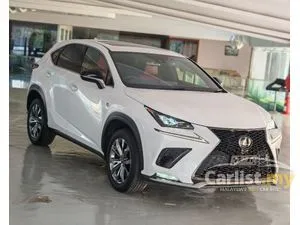 2021 Lexus NX 300 2.0 F Sport SUV, NX300, GRADE 4.5B, ORI 26K KM, BLACK & RED INTERIOR, BSM, SUNROOF, 360 CAMERA, 4 LED HEADLAMP, HEATER & COOLER SEAT