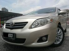 2009 Toyota Corolla Altis 1.8 G FULSPEC FULL LOAN 1 OWNER LOW MILEAGE CAR KING MUST VIEW