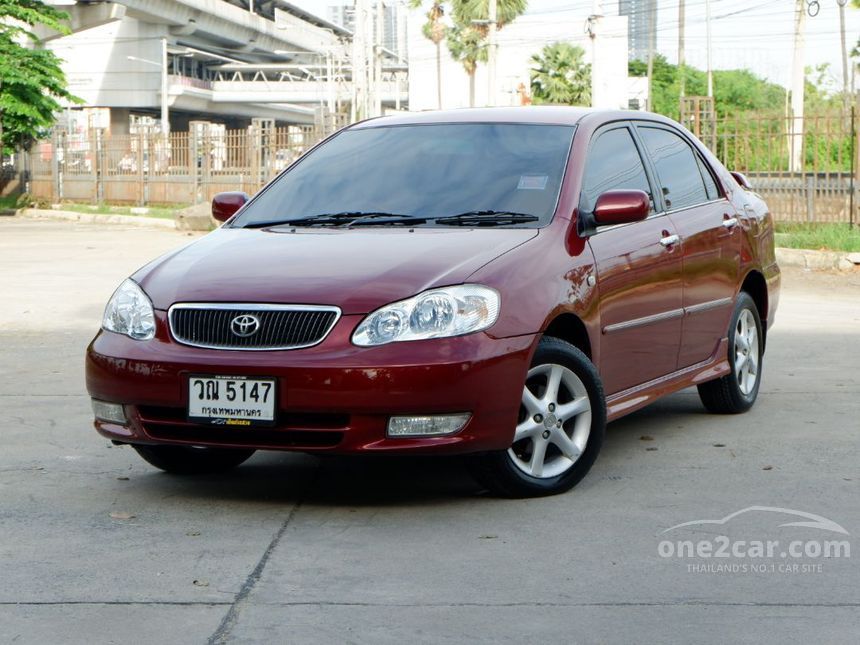Toyota Corolla Altis 2002 G 1.8 in กรุงเทพและปริมณฑล Automatic Sedan สี ...