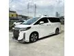 Recon 2021 Toyota Alphard 2.5G SC Package Fully Loaded MPV