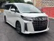 Recon 2018 Toyota Alphard 2.5 G SC SUNROOF UNREG