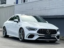 2023 AMG CLA45 S 4MATIC+ FULLY LOADED JAPAN SPEC  HIGH GRADE 4.5B, 6 Years Warranty Unlimited Millage