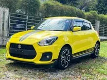 2023 Suzuki Swift 1.4 Sport Hatchback, MANUAL, SPORT BUCKET SEATS, LED HEADLIGHTS, PUSH START BUTTON, PRE-CRASH SYSTEM, LANE DEPARTURE ASSIST, BLACK I