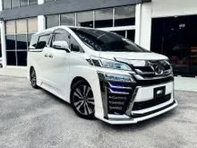 2018 Toyota Vellfire 2.5 ZG Original Full Bodykit