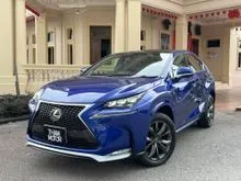2015 Lexus NX200 2.0 T F-SPORT (A)3YR WARRANTY SUV