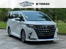 7757km/Grade 5A/Modellista Kit/Moonroof/DIM/4cam/BSM/2024 Toyota Alphard 2.5 Z 7-Seater MPV/Free Toyota Dealer Warranty Service