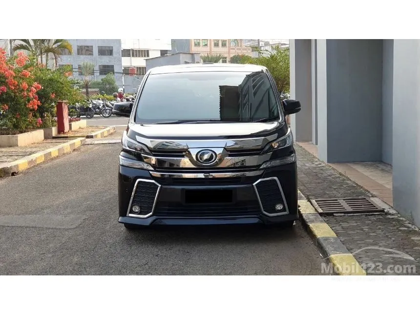 Jual Mobil Toyota Vellfire 2015 ZG 2.5 di DKI Jakarta Automatic Van Wagon Hitam Rp 584.000.000