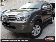Toyota Fortuner 2.7 V TRD SPORTIVO 4WD ACTUAL 2011