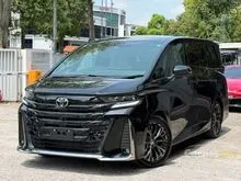 2024 Toyota Vellfire 2.4 Z Premier MPV SUNROOF AUTO SIDESTEP ROOF MONITOR DIM HUD BSM BROWN INTERIOR 4CAM