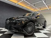 2023 Mercedes-Benz GLC300 2.0 AMG Line 4MATIC SUV Black on Black Odo 4 Rb (TERMURAH)