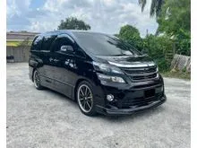[ LOANKEDAI ] 2013 Toyota Vellfire 2.4 Z Golden Eyes ANH20 FACELIFT ECOmode NanoeAir 7Seater 2P/Door P/Boot ReverseCam HIGHSPEC CBU LikeNEW Reg.2015